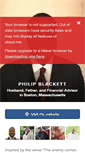 Mobile Screenshot of philipblackett.com